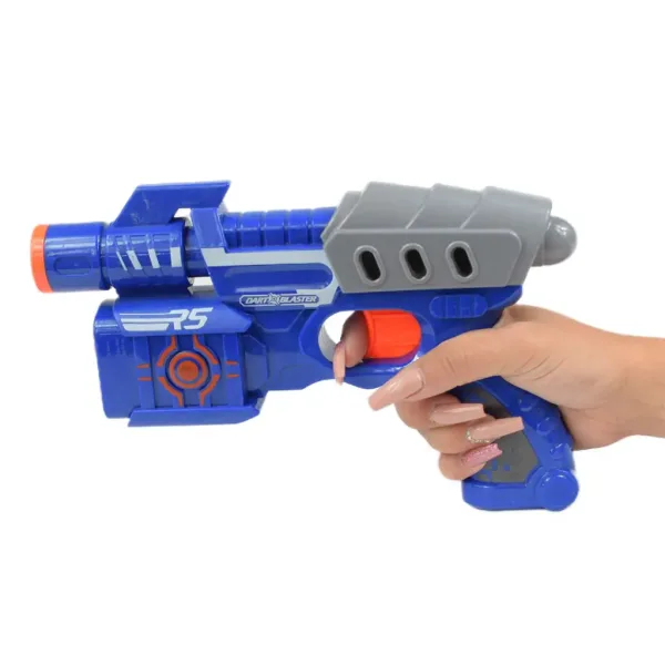 Dart Blaster: Pistola manuale spara-spugne con una portata di tiro di 18 metri, 24 cm immagine 3