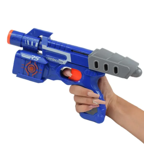 Dart Blaster: Pistola manuale spara-spugne con una portata di tiro di 18 metri, 24 cm immagine 4