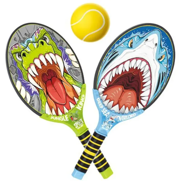 Deep Sea Overlord contro Jungle King set da tennis con due palline immagine 2