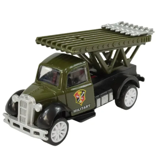 Die-Cast: Auto militare in miniatura in diverse varianti a frizione 1/55 immagine 3