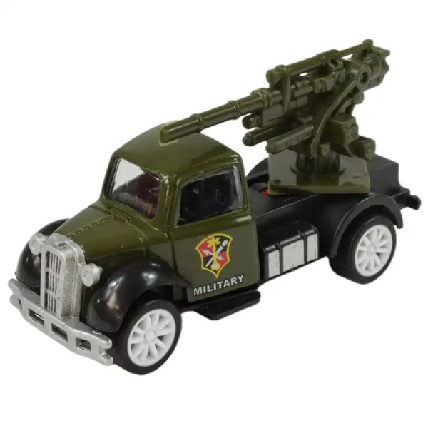 Die-Cast: Auto militare in miniatura in diverse varianti a frizione 1/55 immagine 4