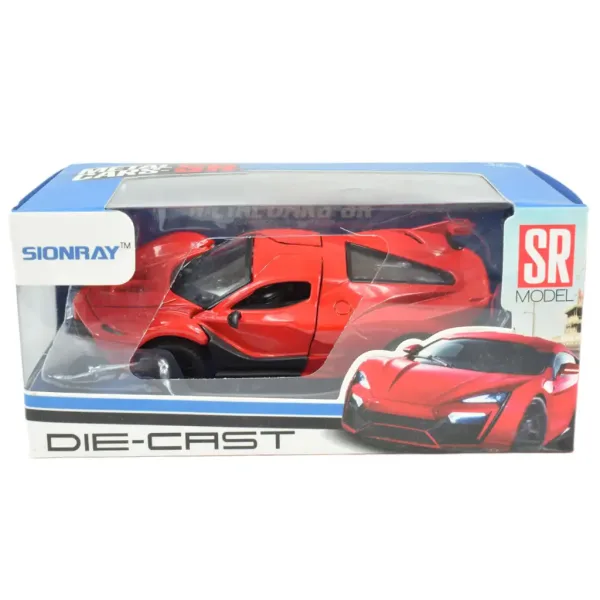 Die-Cast: Auto sportivo di lusso in metallo con portiera apribile, disponibile in diverse varianti, 12 cm, 1 pezzo immagine 20