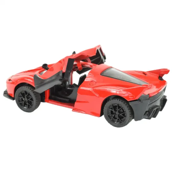 Die-Cast: Auto sportivo di lusso in metallo con portiera apribile, disponibile in diverse varianti, 12 cm, 1 pezzo immagine 3