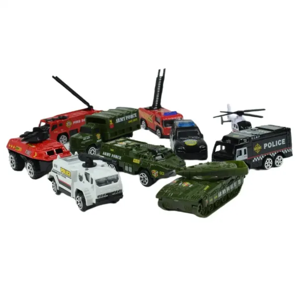 Die-Cast: Set di macchinine delle forze dellordine in due varianti immagine 4