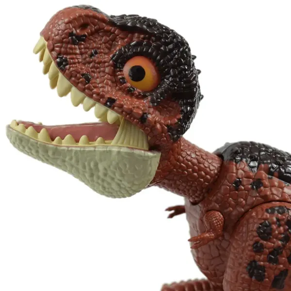 Dino World: Carino T-Rex cucciolo di dinosauro con effetti sonori 25cm immagine 3