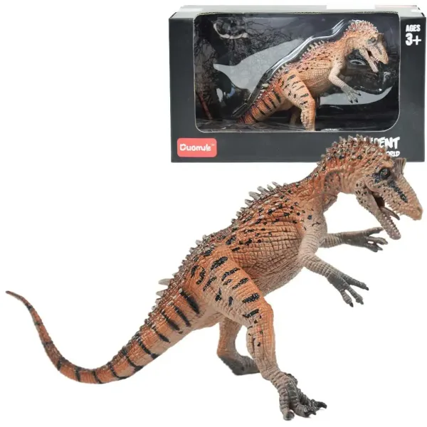 Dino World: Figura di dinosauro Cryolophosaurus di 16 cm dettagliatamente realizzata in confezione regalo. immagine 1