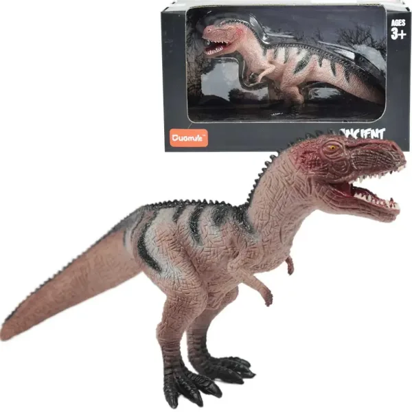 Dino World: Figura di dinosauro Giganotosaurus di 16 cm, riccamente dettagliata, in confezione regalo. immagine 1