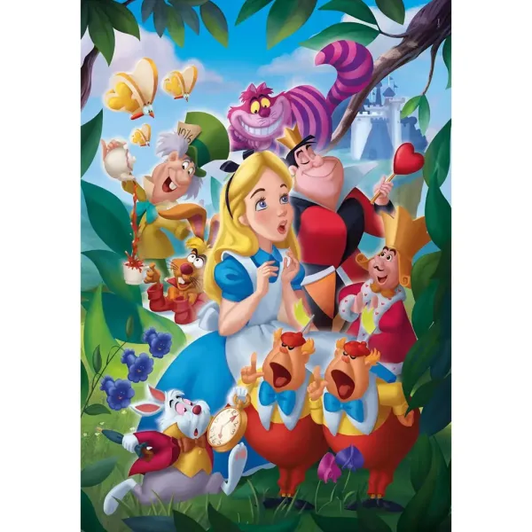 Disney: Alice nel Paese delle Meraviglie puzzle da 1000 pezzi - Clementoni immagine 2