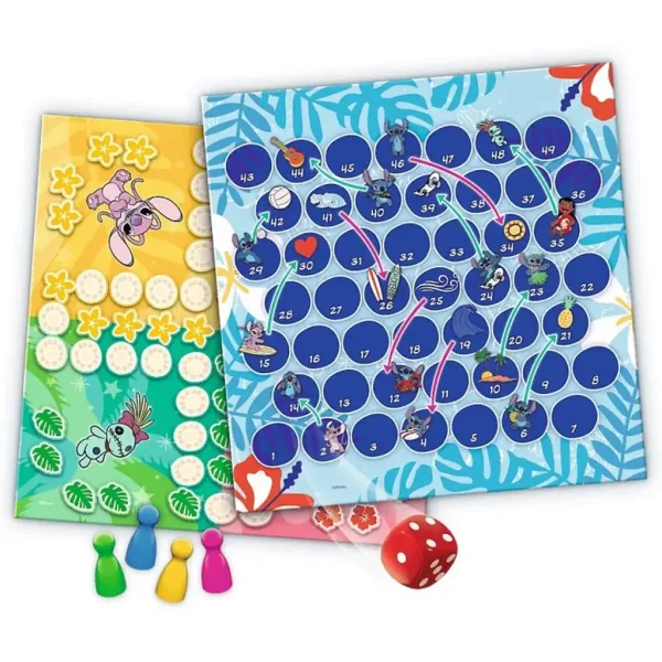 Disney: Collezione di giochi da tavolo 2 in 1 Stitch - Trefl immagine 2