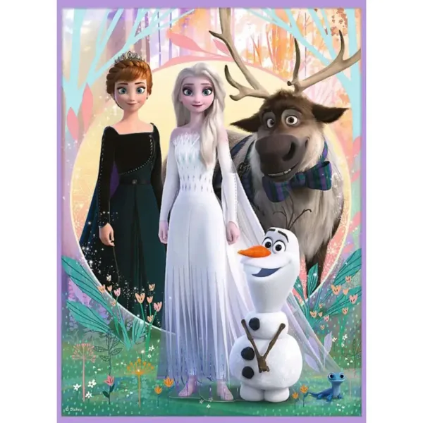 Disney: Frozen 2 - Principesse nella loro terra puzzle e carte memoria set 2 in 1 - Trefl immagine 2