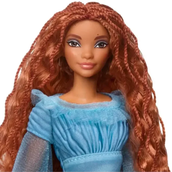 Disney La Sirenetta: Bambola Ariel in abito blu 30cm - Mattel immagine 3