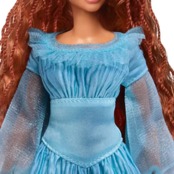 Disney La Sirenetta: Bambola Ariel in abito blu 30cm - Mattel immagine 4