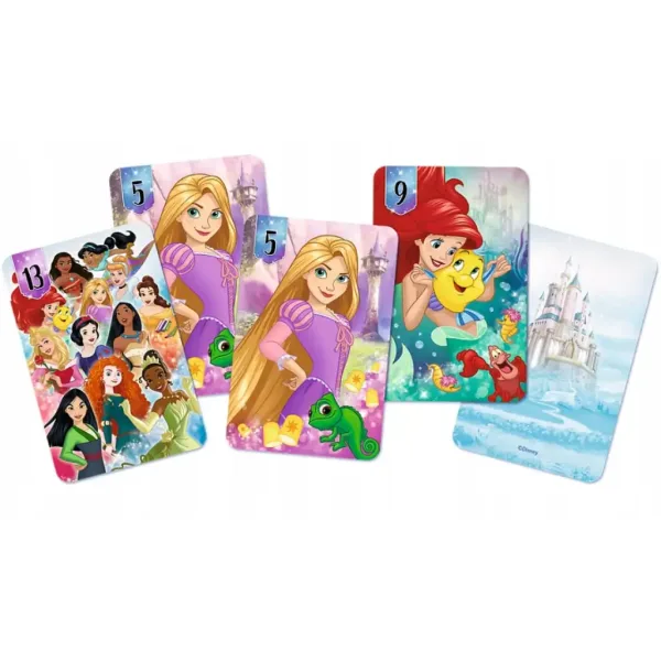 Disney Principesse Fekete Péter gioco di carte da 25 carte - Trefl immagine 2