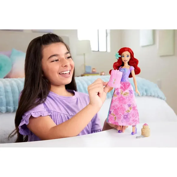 Disney Principesse: Magica Sorpresa Bambola Ariel - Mattel immagine 3