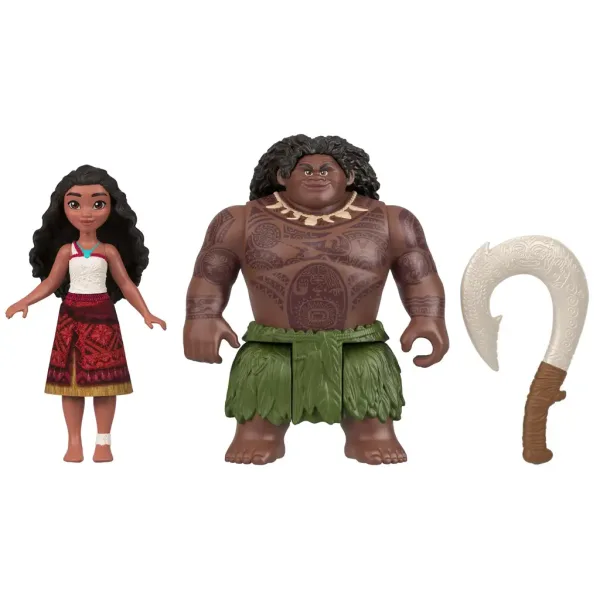 Disney Principesse: Vaiana 2 - Set di figure di Vaiana e Maui - Mattel immagine 2