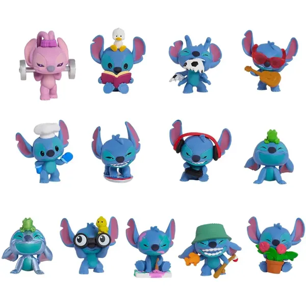 Disney+Stitch mini figura sorpresa in capsula a forma di ananas serie 4 1 pezzo immagine 2