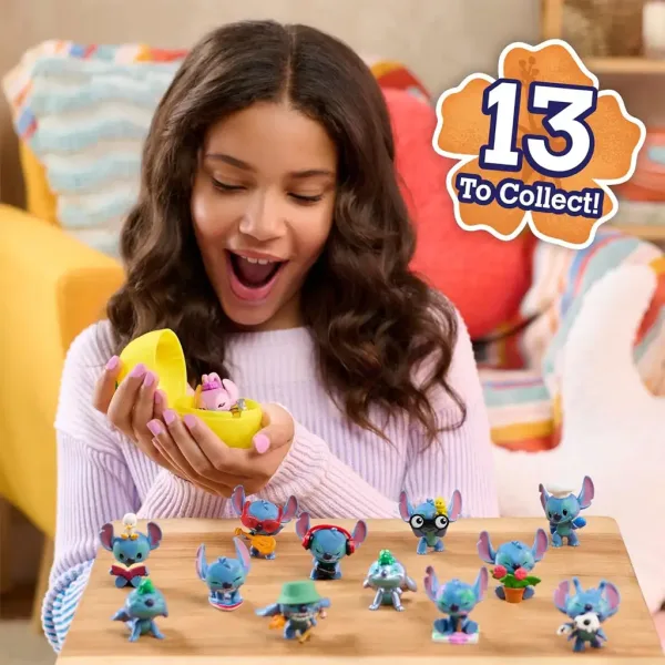 Disney+Stitch mini figura sorpresa in capsula a forma di ananas serie 4 1 pezzo immagine 4