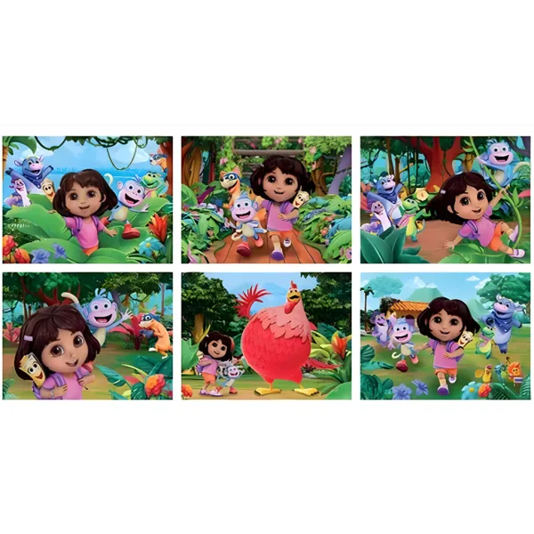 Dora l’esploratrice cubi puzzle 12 pezzi - Clementoni immagine 4