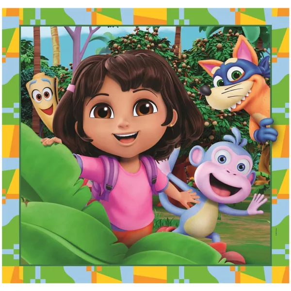 Dora l’esploratrice puzzle Supercolor 3x48 pezzi - Clementoni immagine 4