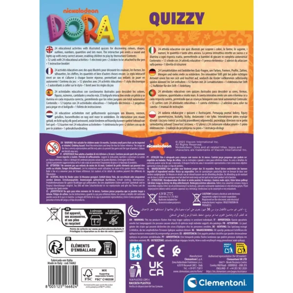 Dora lesploratrice Quizzy kit di gioco interattivo - Clementoni immagine 4