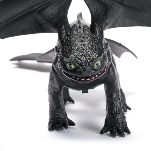 Dragon Trainer: Figura giocattolo di Sdentato con suoni plasma - Spin Master immagine 2