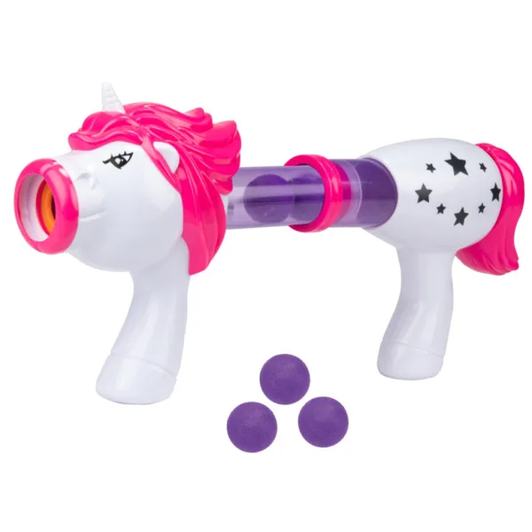Dream Horse Unicorno pistola sparapalline di spugna immagine 2
