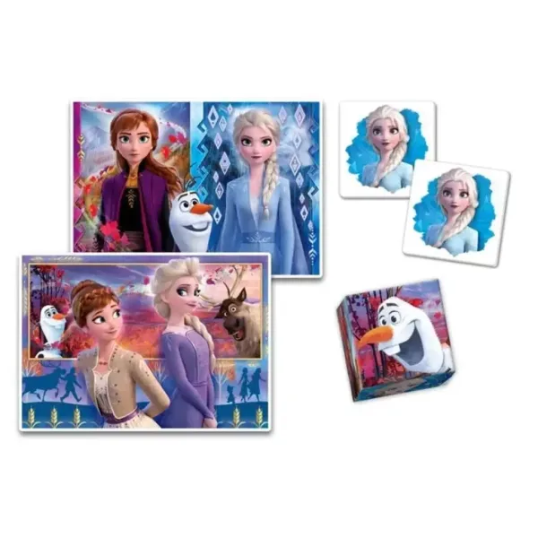 Edukit: Frozen 4 in 1 raccolta di giochi - Clementoni immagine 2