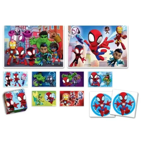 Edukit: Spidey 4 in 1 raccolta di giochi - Clementoni immagine 2