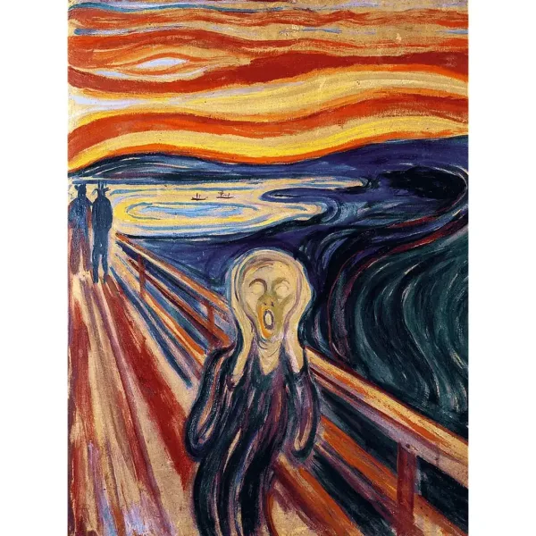 Edvard Munch: Lurlo puzzle in legno da 200 pezzi - Trefl immagine 2