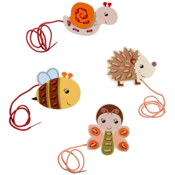 Eichhorn: Gioco di legno con animali da infilare - Simba Toys immagine 2