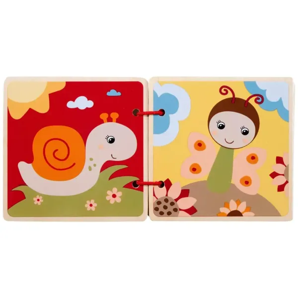 Eichhorn: Libro illustrato sugli animali in legno - Simba Toys immagine 2