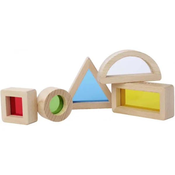 Eichhorn: Set di costruzione Montessori in legno con forme colorate e finestrelle – Gioco sensoriale - Simba Toys immagine 2