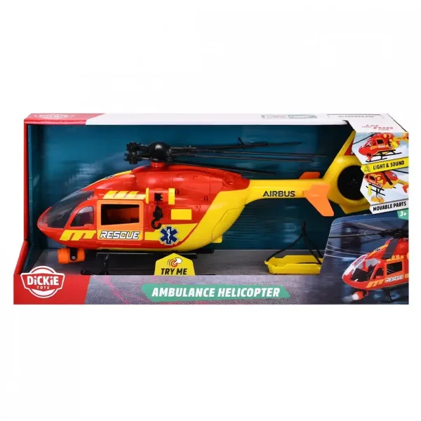 Elicottero di soccorso con luci e suoni 36cm - Dickie Toys immagine 1