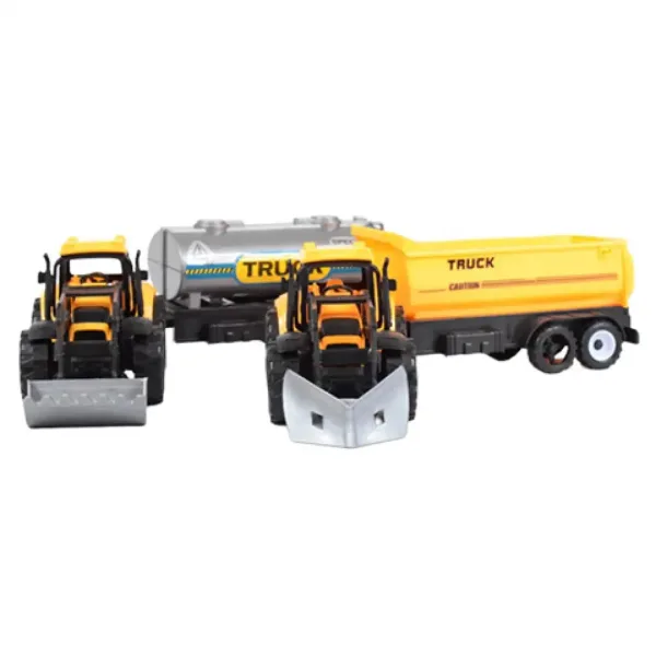 Engineering Truck: Set cisterna e trattore con rimorchio 28cm immagine 4