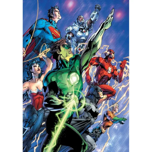 Eroi della Justice League DC Comics HQC - Puzzle da 500 pezzi - Clementoni immagine 2