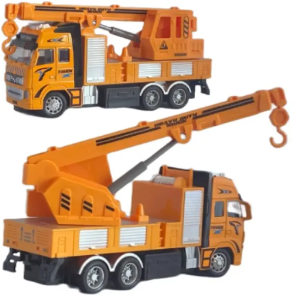 Escavatore o autogru da cantiere telecomandato RC con luci in due varianti, frequenza 27MHz, scala 1/36, 20 cm immagine 9