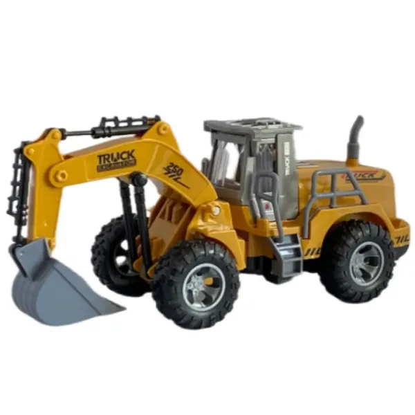 Escavatore telecomandato RC con luce 27MHz 1/48 20cm immagine 2