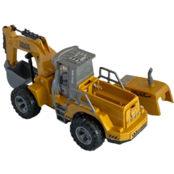Escavatore telecomandato RC con luce 27MHz 1/48 20cm immagine 4