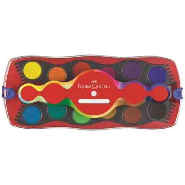 Faber-Castell: Acquerelli 12 colori con elementi componibili immagine 1