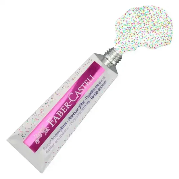 Faber-Castell: Colla glitter arcobaleno 2x12ml immagine 2