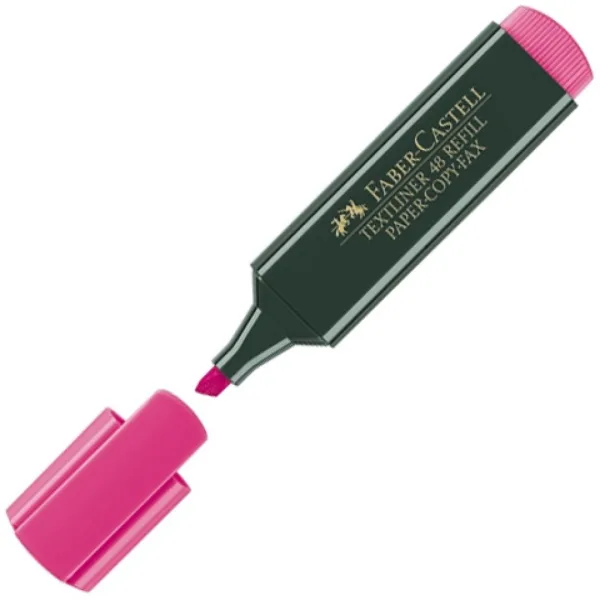 Faber-Castell: Evidenziatore 1548 colore rosa immagine 1