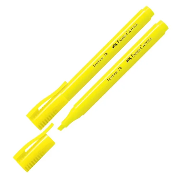 Faber-Castell: Evidenziatore Textliner 38 colore giallo fluorescente, 1 pezzo immagine 1