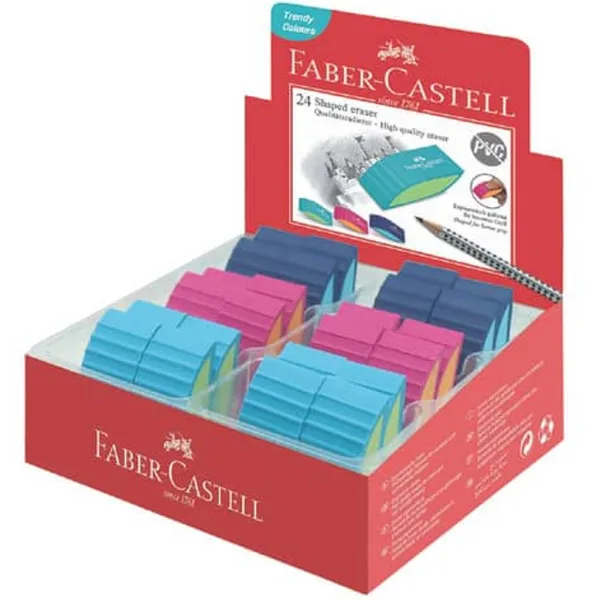 Faber-Castell: Gomma bicolore disponibile in vari colori, 1 pezzo immagine 1