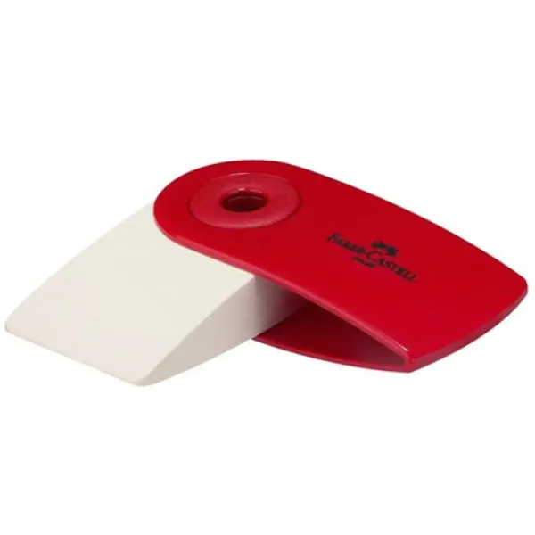 Faber-Castell: Gomma da cancellare Sleeve mini con custodia colorata immagine 2