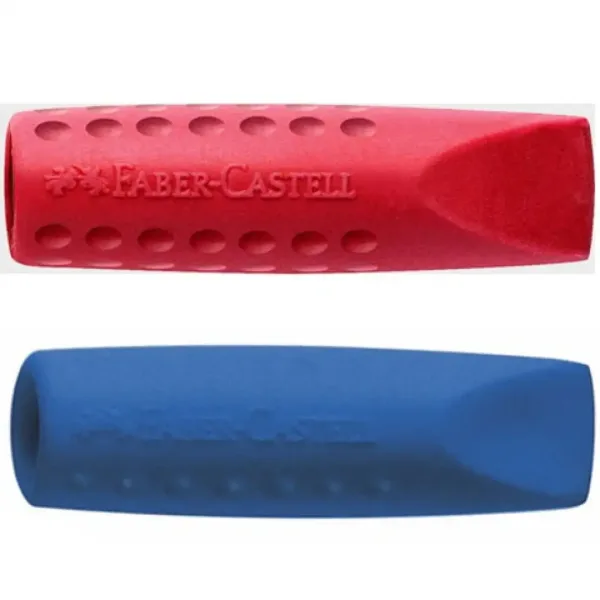 Faber-Castell: Grip gomma colorata per matita, confezione da 2 pezzi immagine 1
