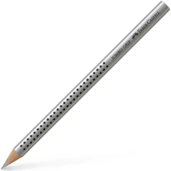 Faber-Castell: Jumbo Grip 2001 matita colorata argento immagine 1