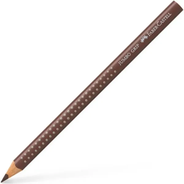 Faber-Castell: Jumbo Grip 2001 matita colorata marrone scuro immagine 1