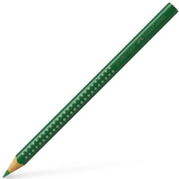 Faber-Castell: Jumbo Grip 2001 matita colorata verde scuro immagine 1
