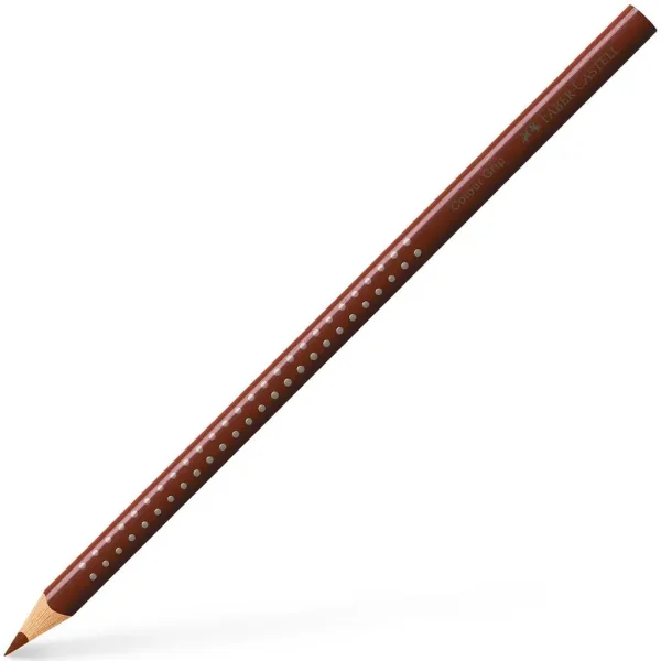 Faber-Castell: Matita colorata Grip 01 marrone cervo immagine 1