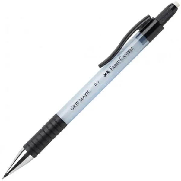 Faber-Castell: Portamine Grip Matic con mina da 0,7 mm di colore azzurro immagine 1